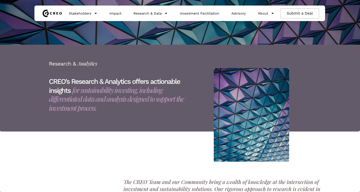 CREO research page