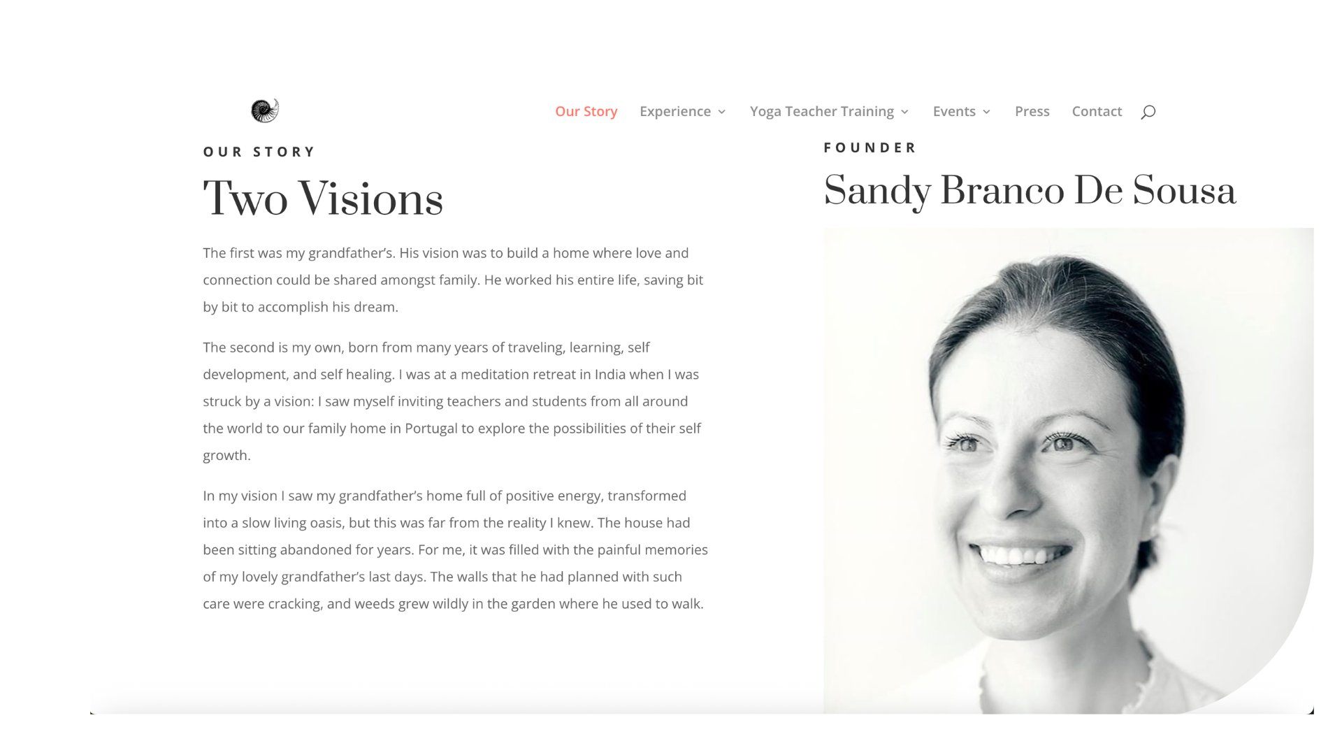 Swara founder page